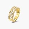 Gold diamond ring