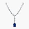 Blue sapphire necklace