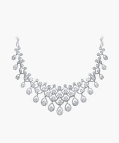 Elegant diamond necklace