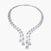 Diamond bridal necklace